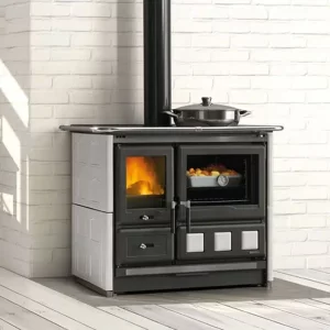 Rosa xxl 5.0 majolica wood burning cooker