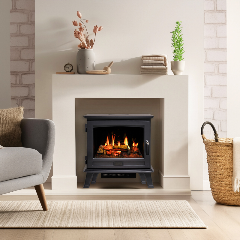 Dimplex Belgravia Stove In Small Fireplace Surround